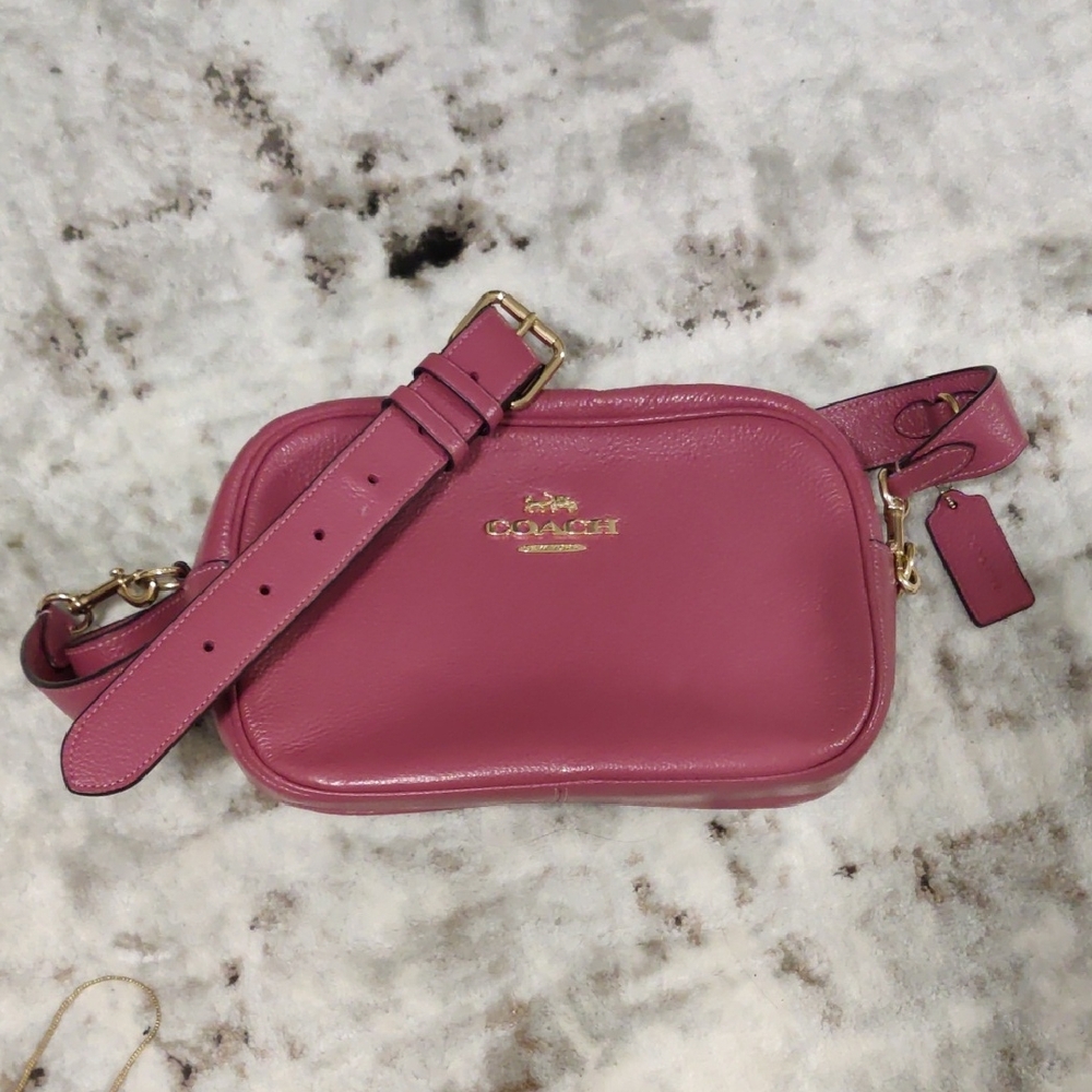 Coach Rose Leather Crossbody Bag